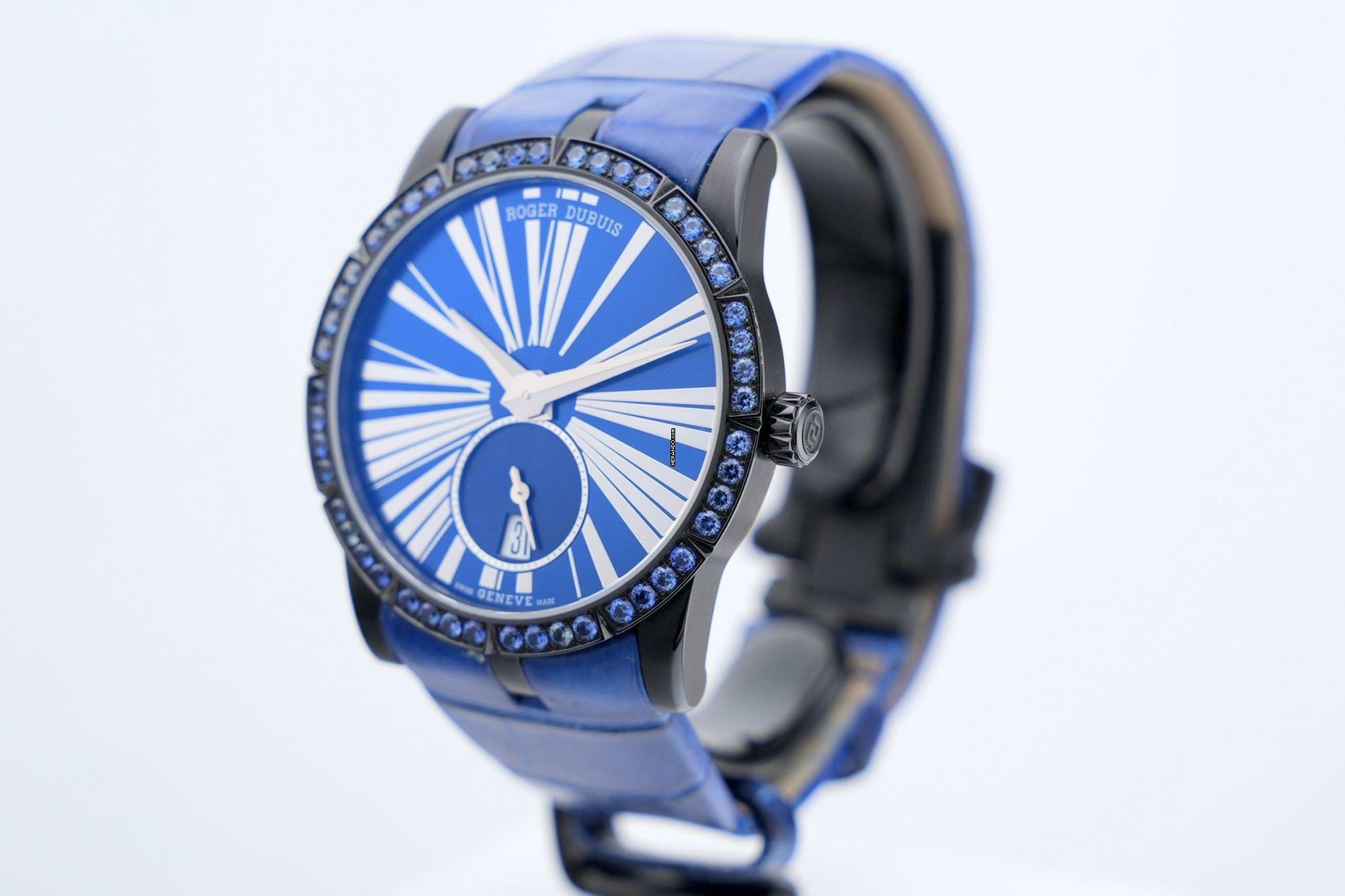 Thumbnail von Roger Dubuis Excalibur 36 Limited Edition Blackened Titanium - Sapphire Setting - 24 Months Warranty DBEX0612