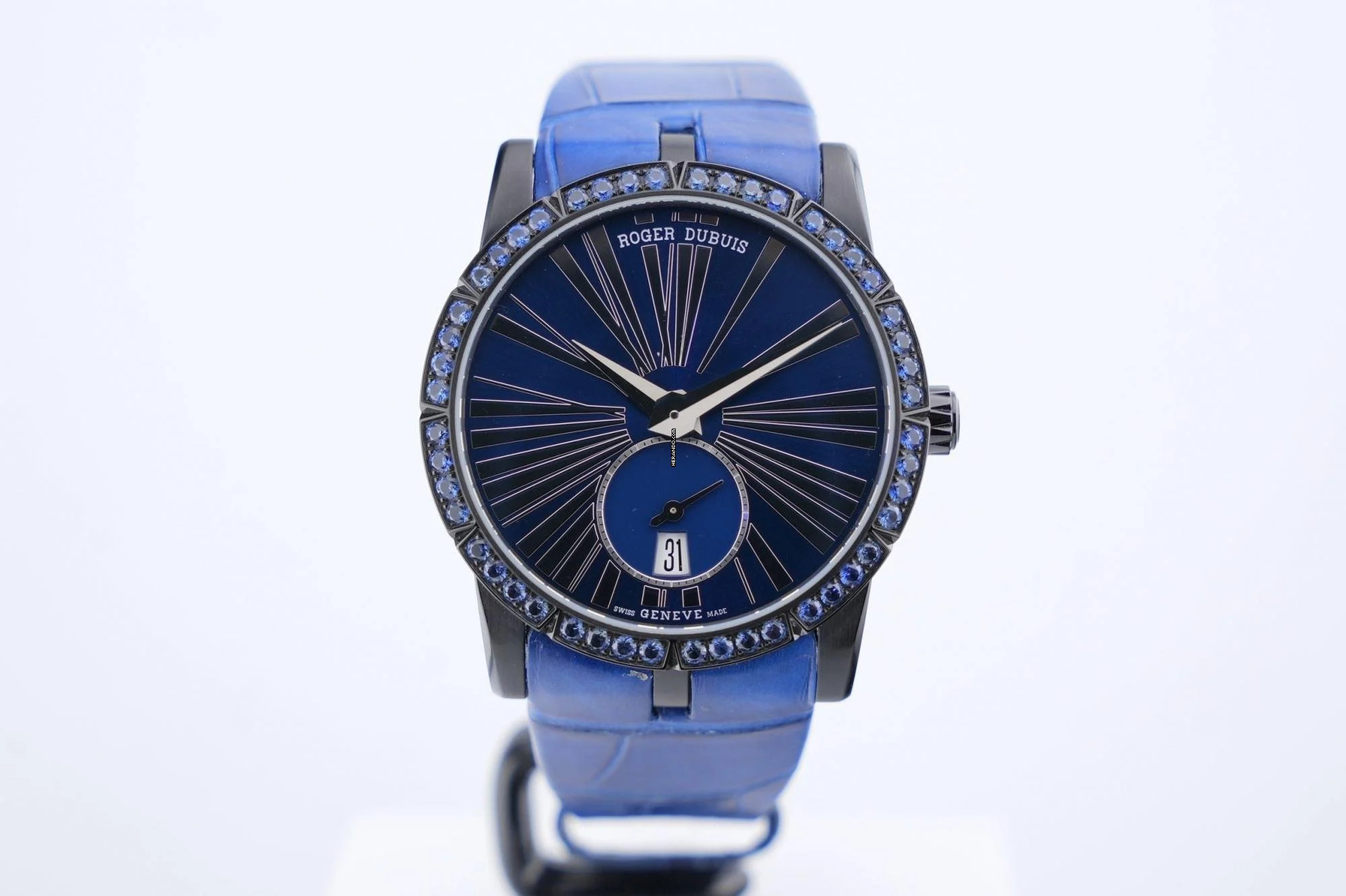  Roger Dubuis Excalibur 36 Limited Edition Blackened Titanium - Sapphire Setting - 24 Months Warranty DBEX0612  