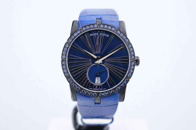  Roger Dubuis Excalibur 36 Limited Edition Blackened Titanium - Sapphire Setting - 24 Months Warranty DBEX0612  