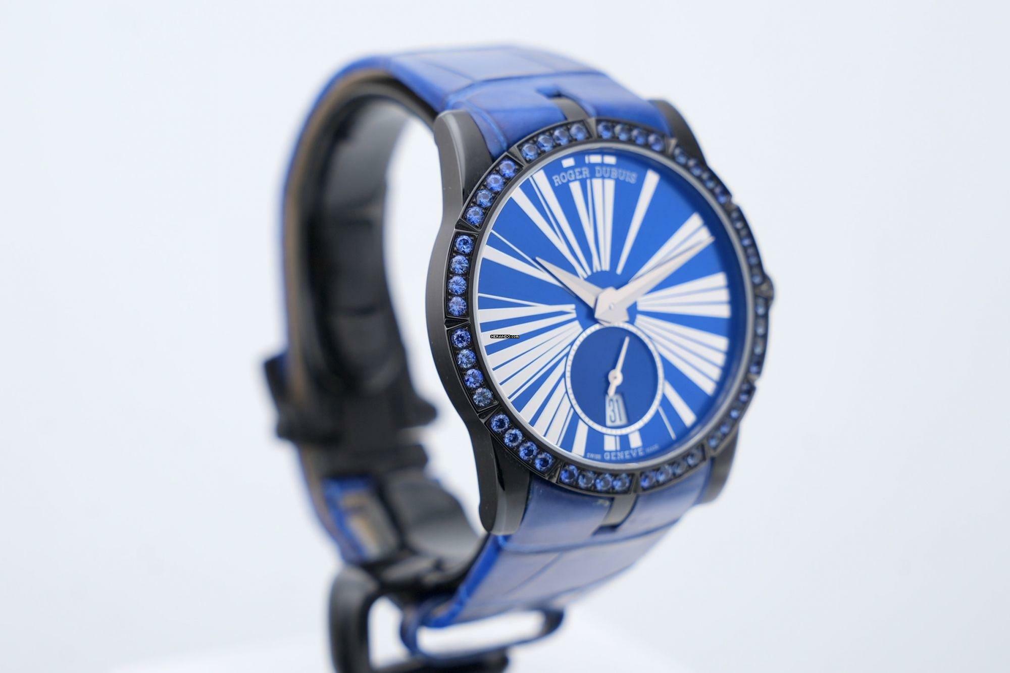 Thumbnail von Roger Dubuis Excalibur 36 Limited Edition Blackened Titanium - Sapphire Setting - 24 Months Warranty DBEX0612