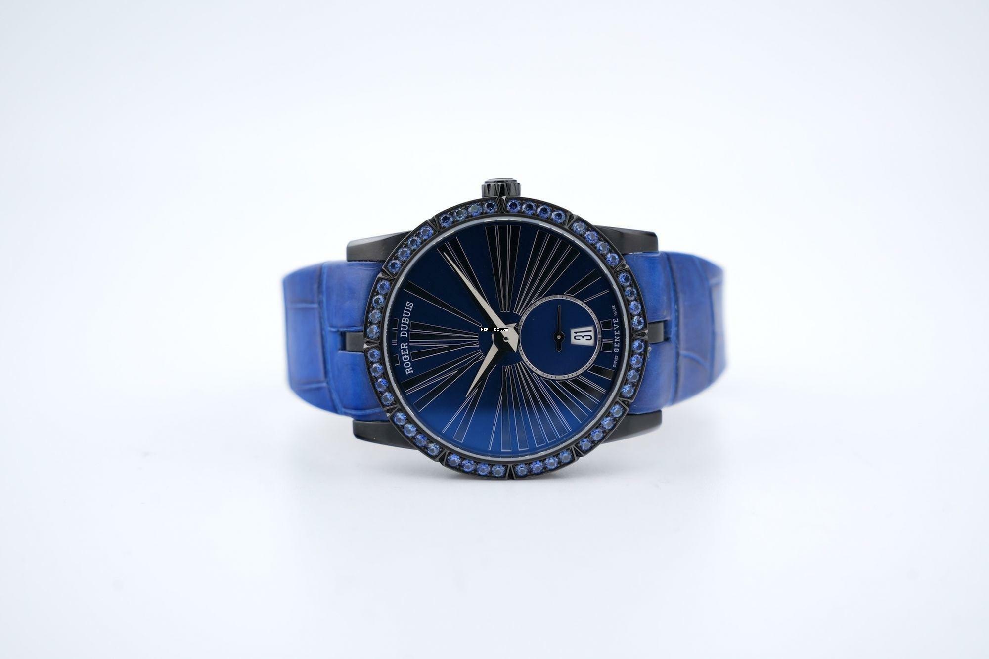 Thumbnail von Roger Dubuis Excalibur 36 Limited Edition Blackened Titanium - Sapphire Setting - 24 Months Warranty DBEX0612