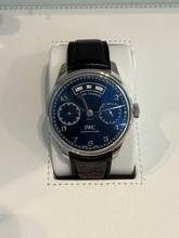 Thumbnail von IWC Portugieser Annual Calendar 503502 Annual Calendar Portugieser Stahl-BLUE Full Set sofort verfügbar </h1>
