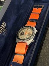 Thumbnail von Heuer 11630 Heuer Autavia Orange Boy mit Service beim Hersteller sofort verfügbar </h1>