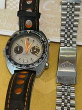 Thumbnail von Heuer 11630 Heuer Autavia Orange Boy mit Service beim Hersteller sofort verfügbar </h1>