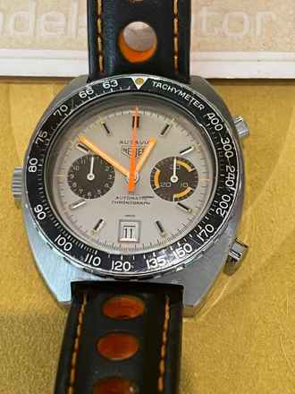  Heuer 11630 Heuer Autavia Orange Boy mit Service beim Hersteller sofort verfügbar </h1> 