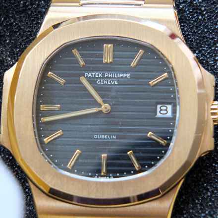  Patek Philippe Nautilus 3700/11 Nautilus GÜBELIN „ mit original Box & Extract , aus 1982 Sofort verfügbar 