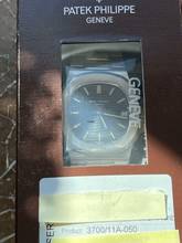 Thumbnail von Patek Philippe Nautilus 3700/11 Nautilus Sigma Blue-Green Dial Bj. 1983 Korkbox + Archive Extract-New Service