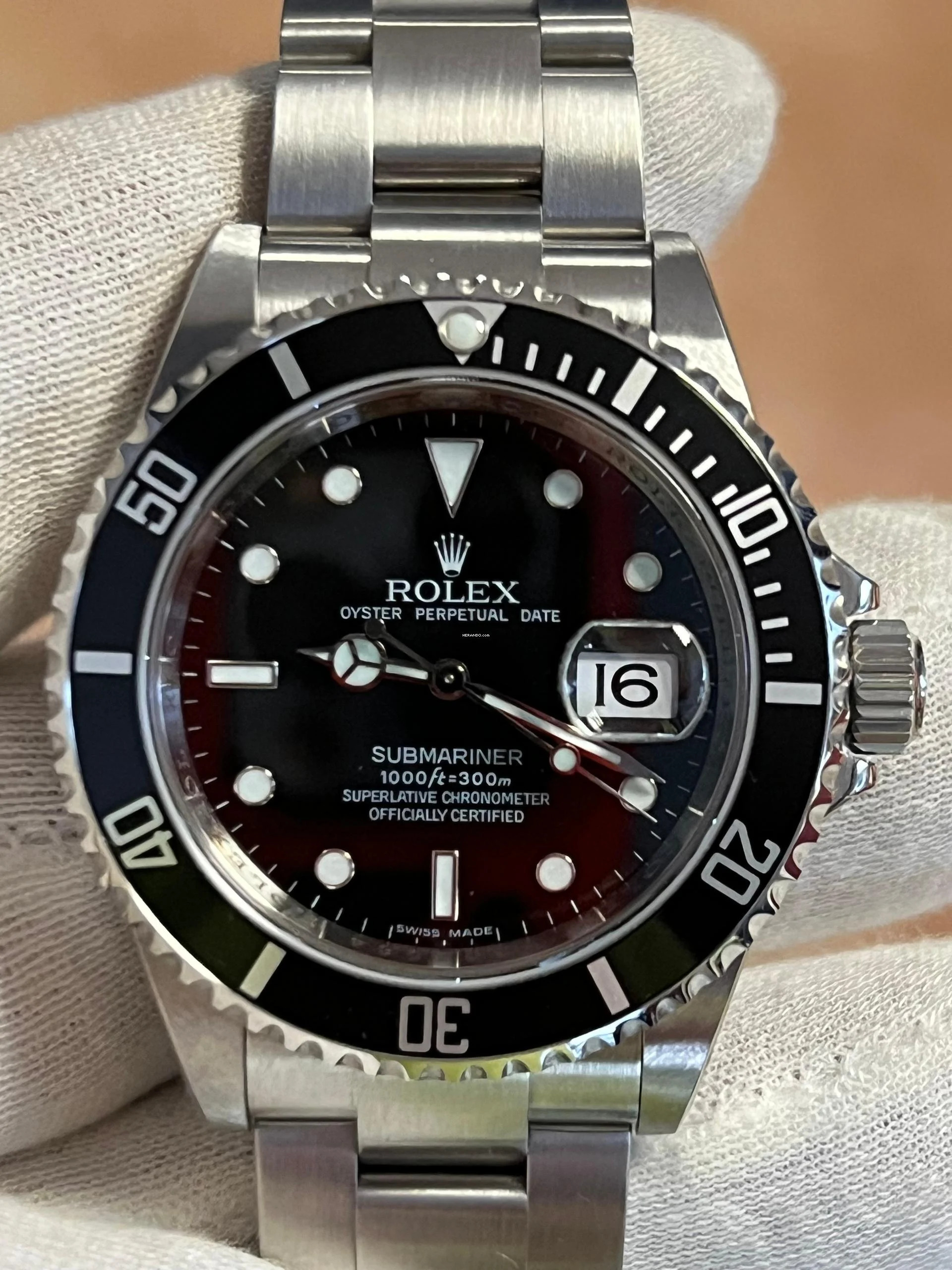 Rolex Submariner Date Ref.: 16610 NEU Open Papers / LC 100 Deutsch verklebt
