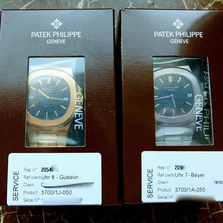  Patek Philippe Nautilus 3700/1 Nautilus GÜBELIN 18k Gelbgold+ 3700/1 BEYER ST. Full Set double GENEVA Sealed </h1> 