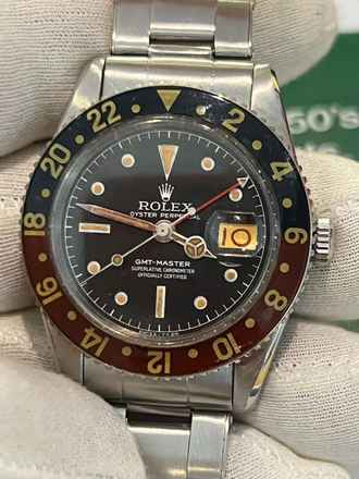  Rolex GMT-Master 6542 GMT-Master Pussy Galore Bakalite aus 1958  