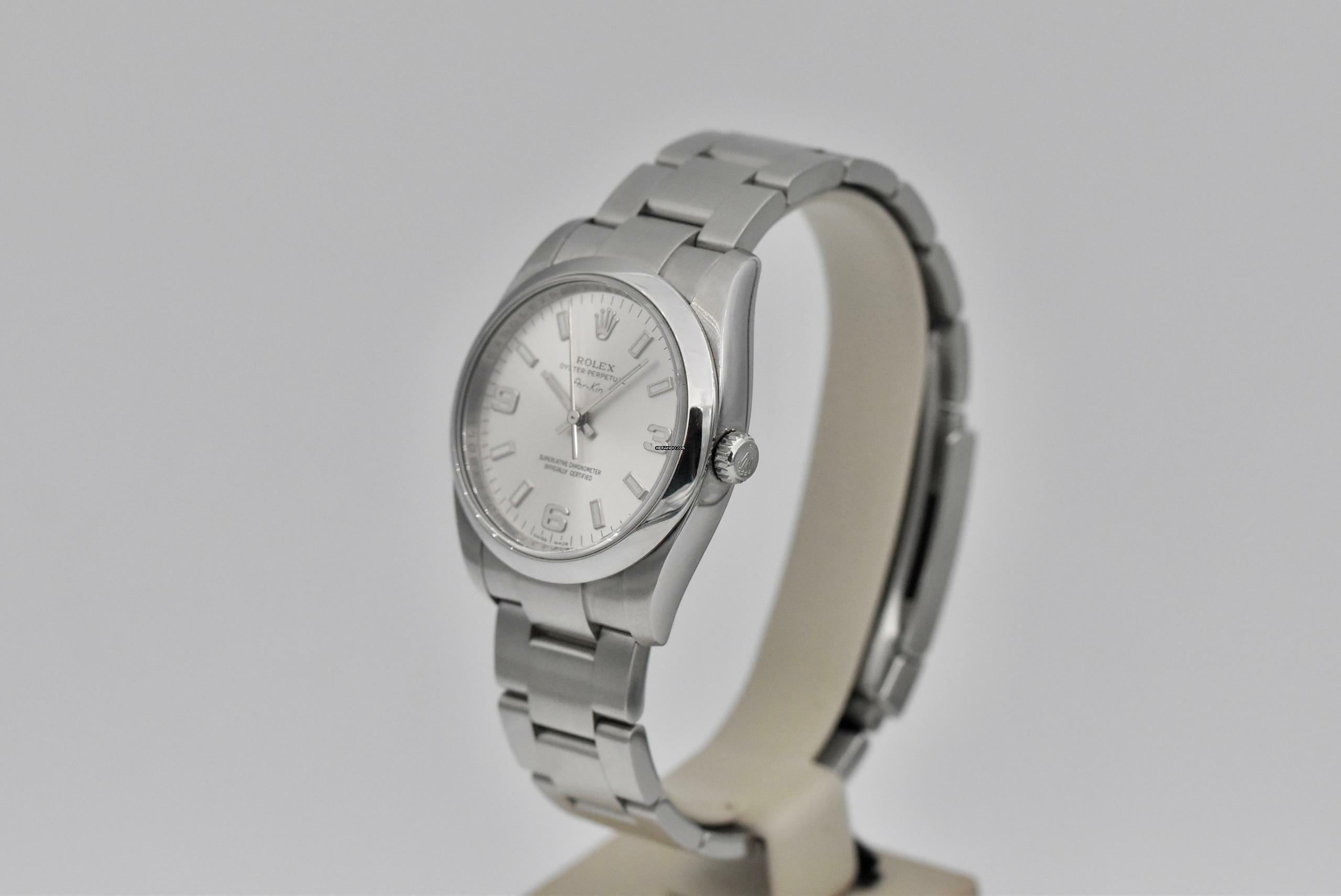 Thumbnail von Rolex Air King 114200 - Full Set 2009 </h1>