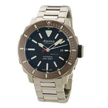 Thumbnail von Alpina Seastrong DIVER 300 AL525X4TVS6 Stahl Stahl ZB schwarz Lünette braun 44 mm neuwertig