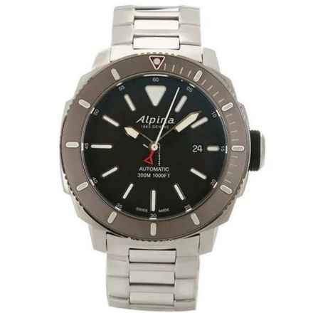  Alpina Seastrong DIVER 300 AL525X4TVS6 Stahl Stahl ZB schwarz Lünette braun 44 mm neuwertig 