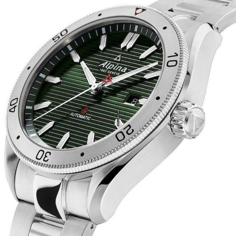 Thumbnail von Alpina Alpiner Automatic Zifferblatt grün Stahl Stahl AL-525GR5AQ6B neuwertig