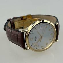 Thumbnail von TISSOT CARSON 18 K / 750 Gelbgold Lederband Faltschließe Full Set Quarz