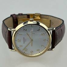 Thumbnail von TISSOT CARSON 18 K / 750 Gelbgold Lederband Faltschließe Full Set Quarz