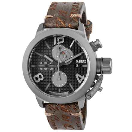  U-Boat Classico 45 Titamium Tungsteen Black Right Hook 3005 limitiert XX/99 