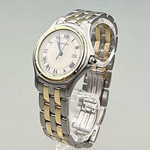Thumbnail von Cartier Cougar Panthère Cougar 33 mm Stahl/Gold Bd. zweireihig Box/Papiere Service Cartier 10/2024