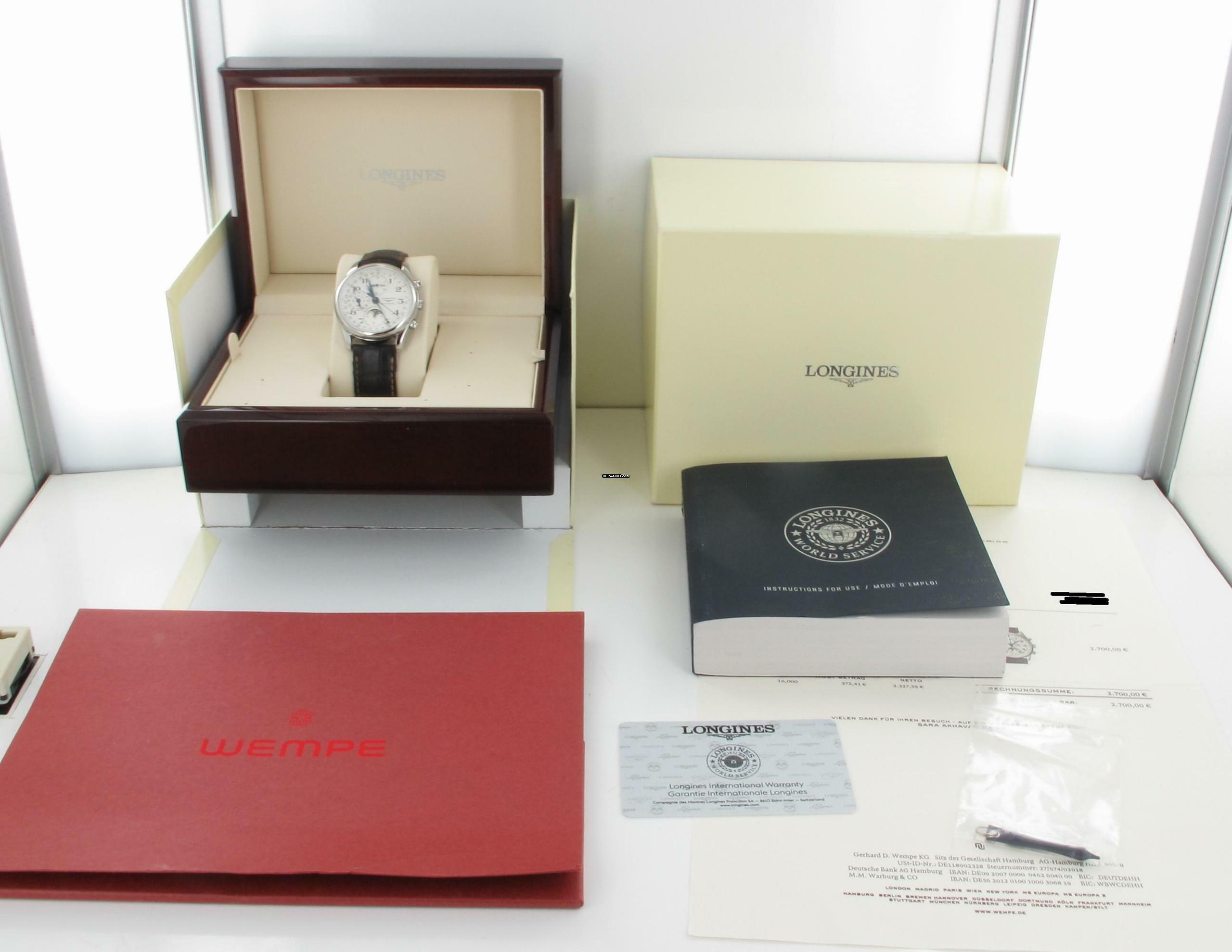 Thumbnail von Longines Master Collection Chronograph </h1>