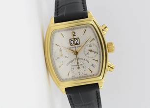 Thumbnail von Philippe Du Bois & Fils Grande Date Chronograph 18K Gold Limited Edition </h1>