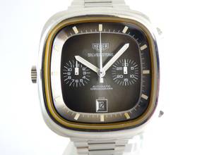 Thumbnail von Heuer Silverstone Fume Vintage unpolished / original Bracelet </h1>