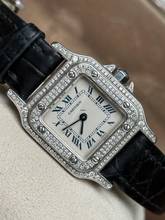 Thumbnail von Cartier Santos Galbée full diamonds pavee </h1>