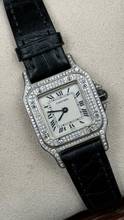 Thumbnail von Cartier Santos Galbée full diamonds pavee </h1>