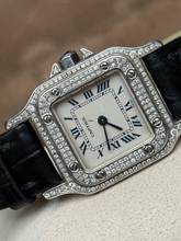 Thumbnail von Cartier Santos Galbée full diamonds pavee </h1>