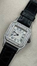 Thumbnail von Cartier Santos Galbée full diamonds pavee </h1>