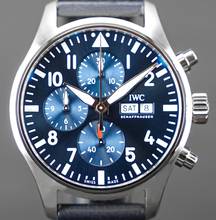 Thumbnail von IWC Fliegeruhr Chronograph Pilots Watch Chronograph Blue Dial 2025 NEW