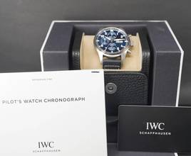 Thumbnail von IWC Fliegeruhr Chronograph Pilots Watch Chronograph Blue Dial 2025 NEW