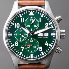 Thumbnail von IWC Fliegeruhr Chronograph Pilots Watch Chronograph Green Dial 2025 NEW