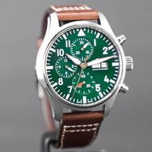 Thumbnail von IWC Fliegeruhr Chronograph Pilots Watch Chronograph Green Dial 2025 NEW