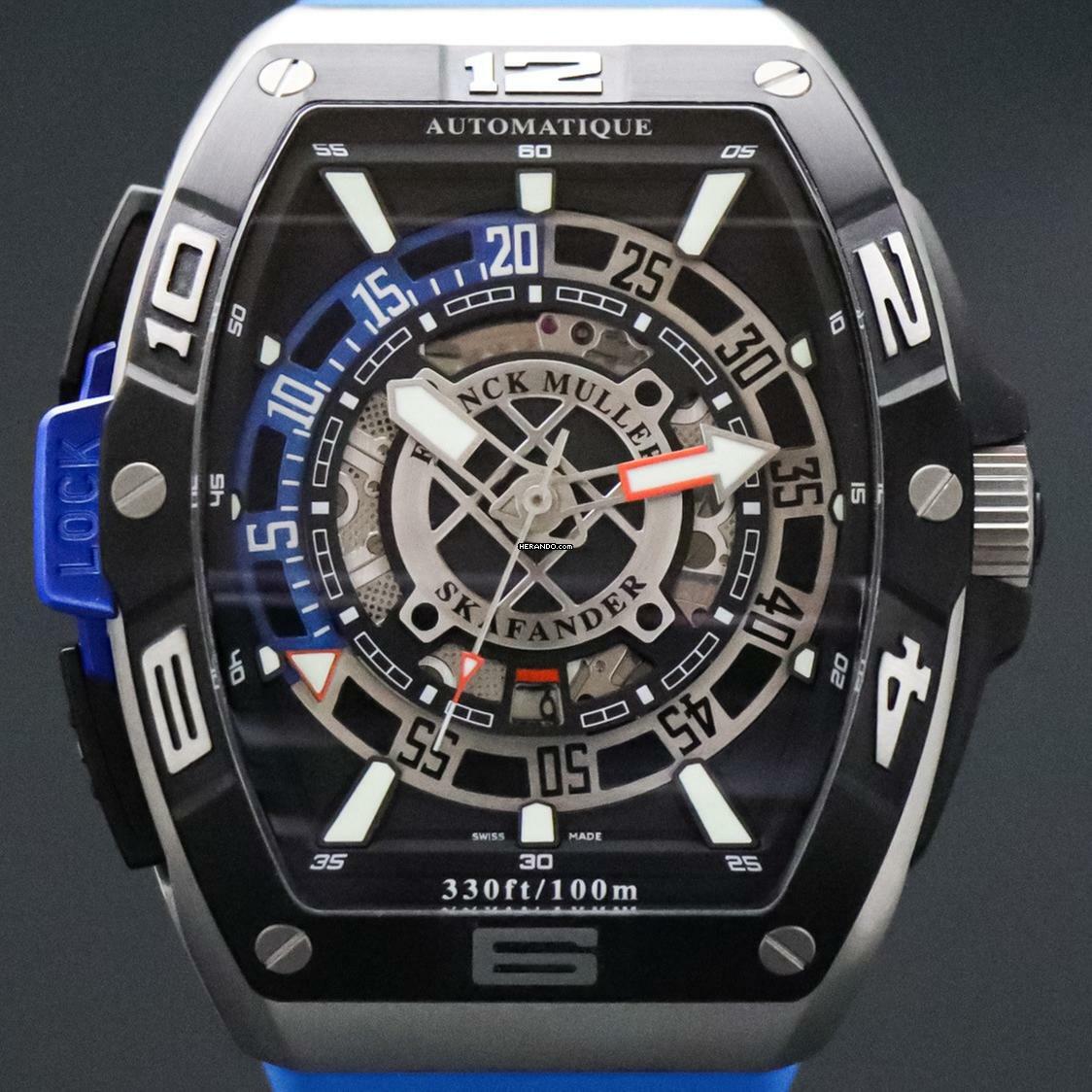  Franck Muller Skafander Steel Blue 