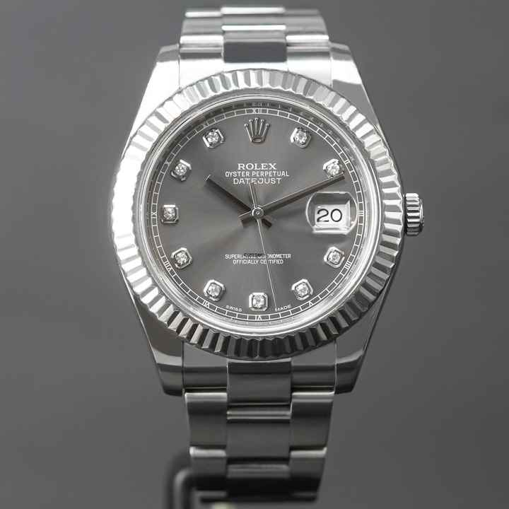  Rolex Datejust II 41mm Diamond Dial LC EU 