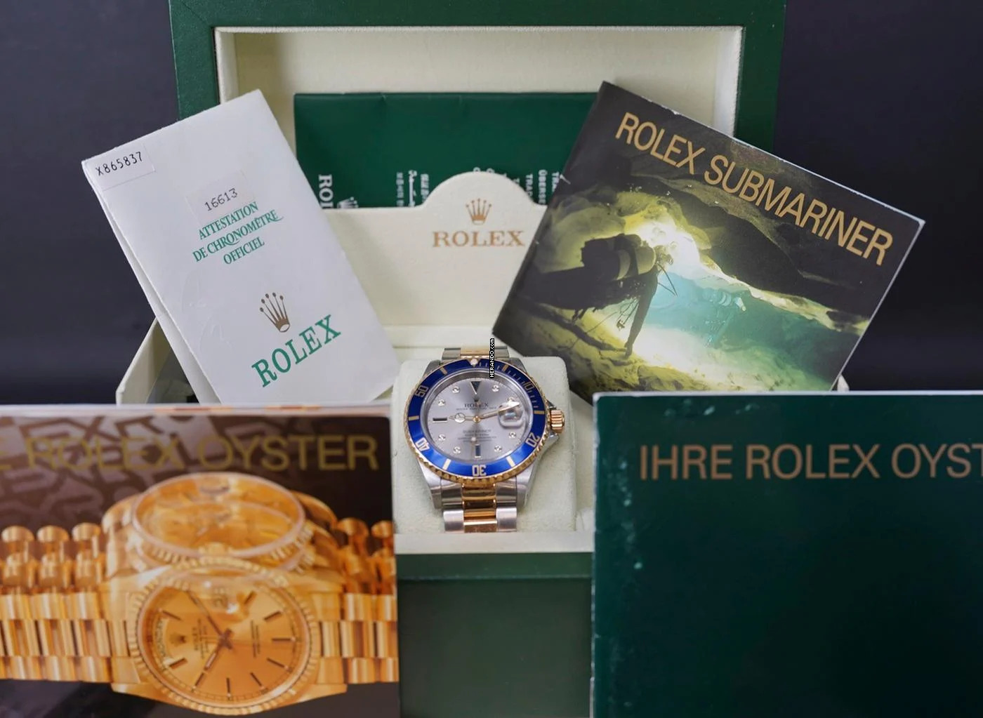 Thumbnail von Rolex Submariner Date Sultan Dial FULLSET LC 100