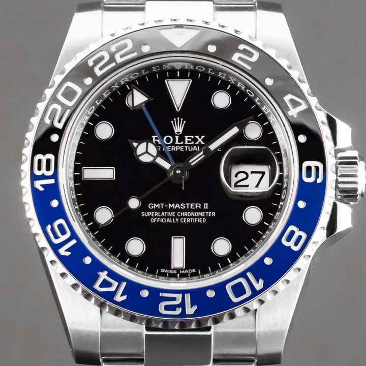  Rolex GMT-Master II Batman LC 100 