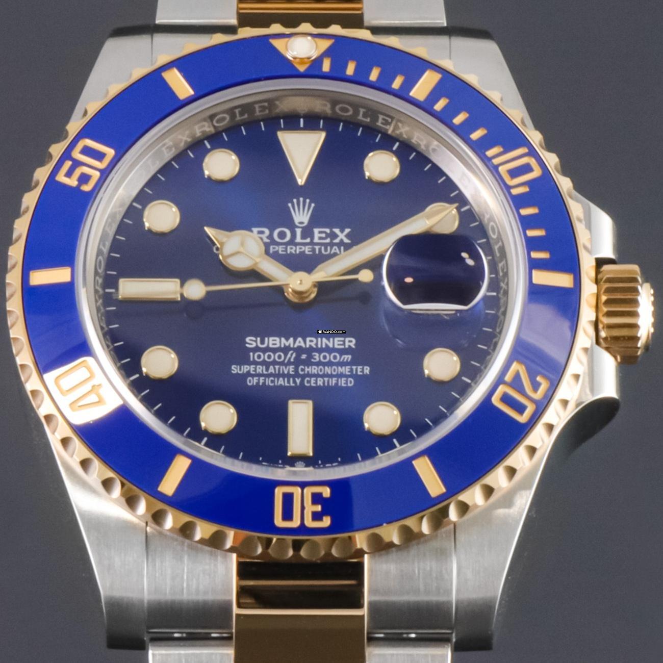  Rolex Submariner Date 41mm Stahl/Gold 02.2021 
