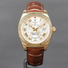 Thumbnail von Rolex Sky-Dweller Silver Roman Dial Gelbgold 2015 LC EU