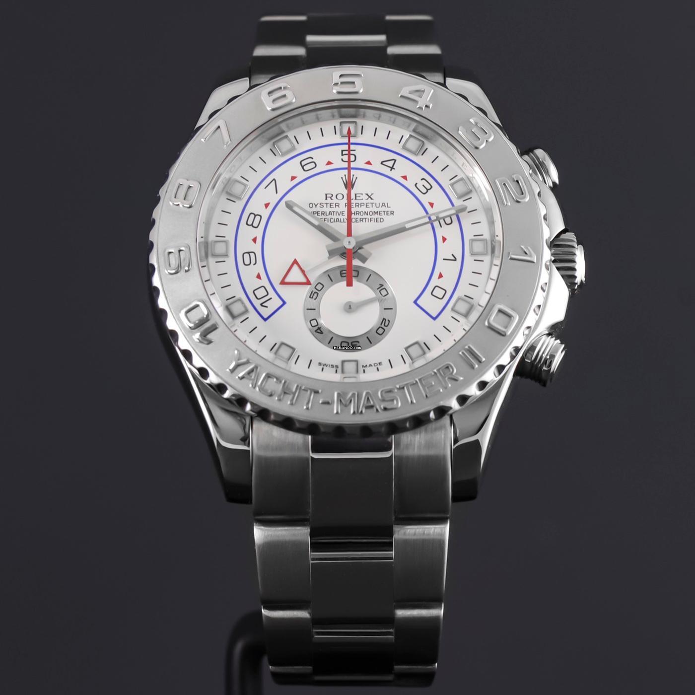  Rolex Yacht-Master II Weißgold FULLSET 2012 