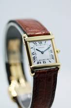 Thumbnail von Cartier Tank Chinoise Ref.8105 Rare Model with orig. Folding clasp in 18kt Gold