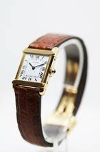 Thumbnail von Cartier Tank Chinoise Ref.8105 Rare Model with orig. Folding clasp in 18kt Gold