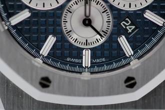 Thumbnail von Audemars Piguet Royal Oak Chronograph Blue Dial NEW </h1>