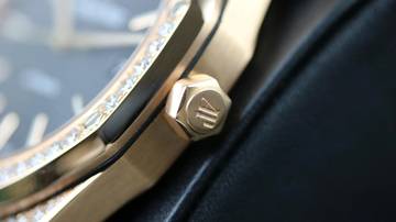 Thumbnail von Audemars Piguet Royal Oak Selfwinding Rosé - VVS Diamond Set - like New - Fullset - 2017