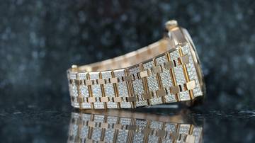 Thumbnail von Audemars Piguet Royal Oak Selfwinding Rosé - VVS Diamond Set - like New - Fullset - 2017