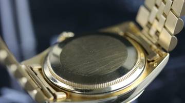 Thumbnail von Rolex Datejust 36 Yellowgold Jubilee 16018 - Tiger Eye - Good Condition - LC100 Papers - 1990