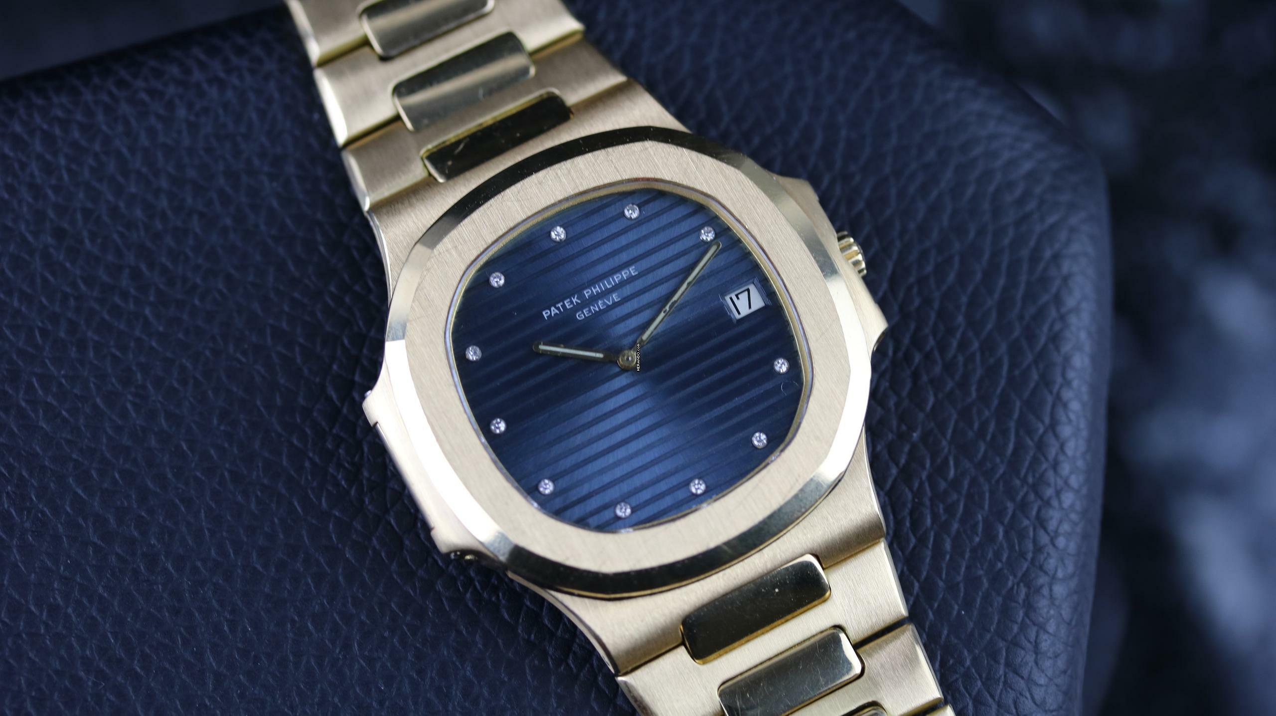 Thumbnail von Patek Philippe Nautilus 3700 - Diamond Dial - Only Watch - circa 1980