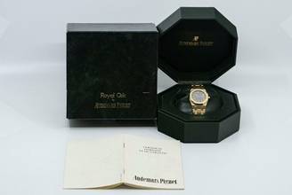 Thumbnail von Audemars Piguet Royal Oak Vintage 66048 | Full Set 1988 | unpolished | Yellowgold </h1>