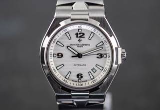 Thumbnail von Vacheron Constantin Overseas 47040 | Full Set | VC Service 2021 | Steel | white dial </h1>