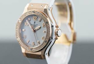 Thumbnail von Hublot Big Bang 38 mm Diamond | 361.PE.2010.RW.1104 | Full Set 2018 | Hublot Service 2025